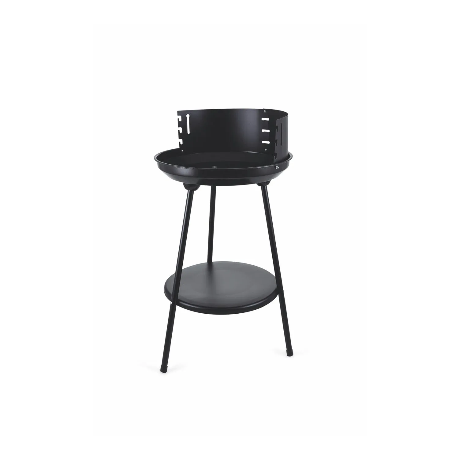 Barbecue Tondo Con Griglia 39cm 44x76x76cm