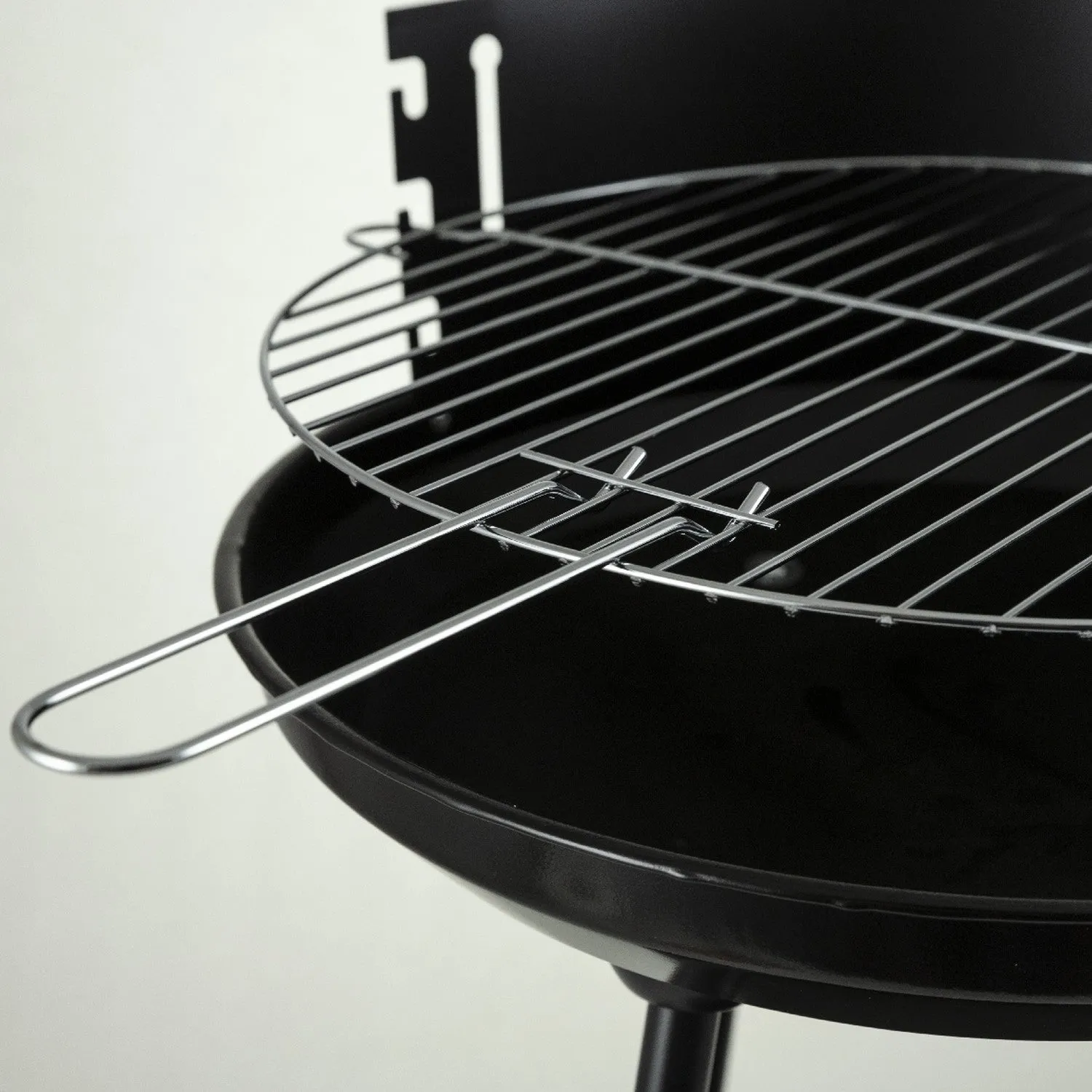 Barbecue Tondo Con Griglia 39cm 44x76x76cm