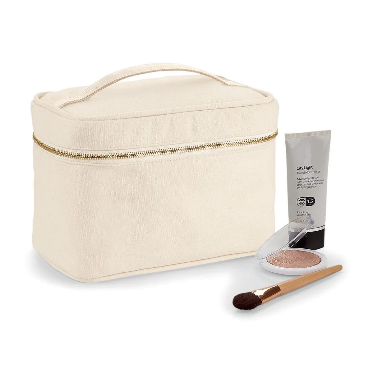 Beauty Case In cotone canvas Baby necessities