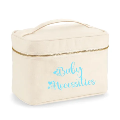 Beauty Case In cotone canvas Baby necessities