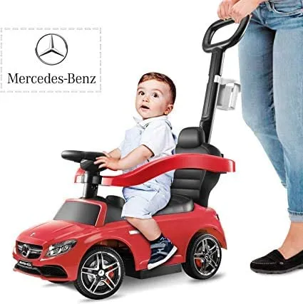 BIEMME Mercedes Push Car Rossa - Auto Primipassi Cavalcabile - 001609-R