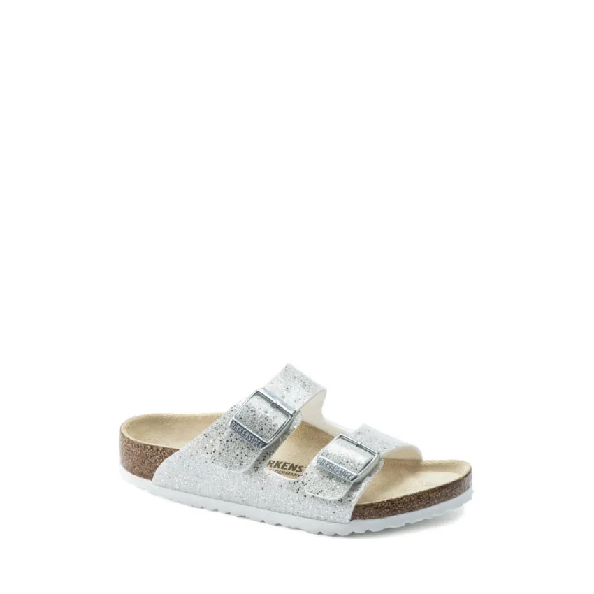 BIRKENSTOCK SANDALO ARIZONA 1022230 GLITTER BIANCO