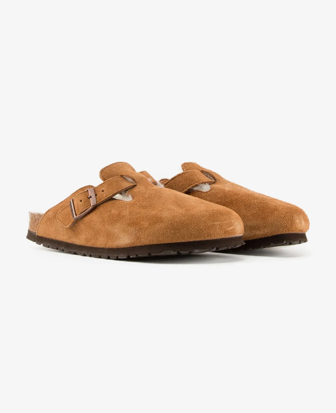 Boston Shearling Suede Mink