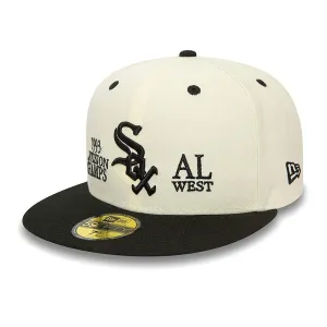 CHICAGO WHITE SOX MLB 93 DIVISION CREAM 59FIFTY CAP