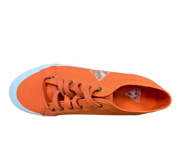 Le Coq Sportif scarpa sneakers in tela da donna Deauville 1410466 arancione