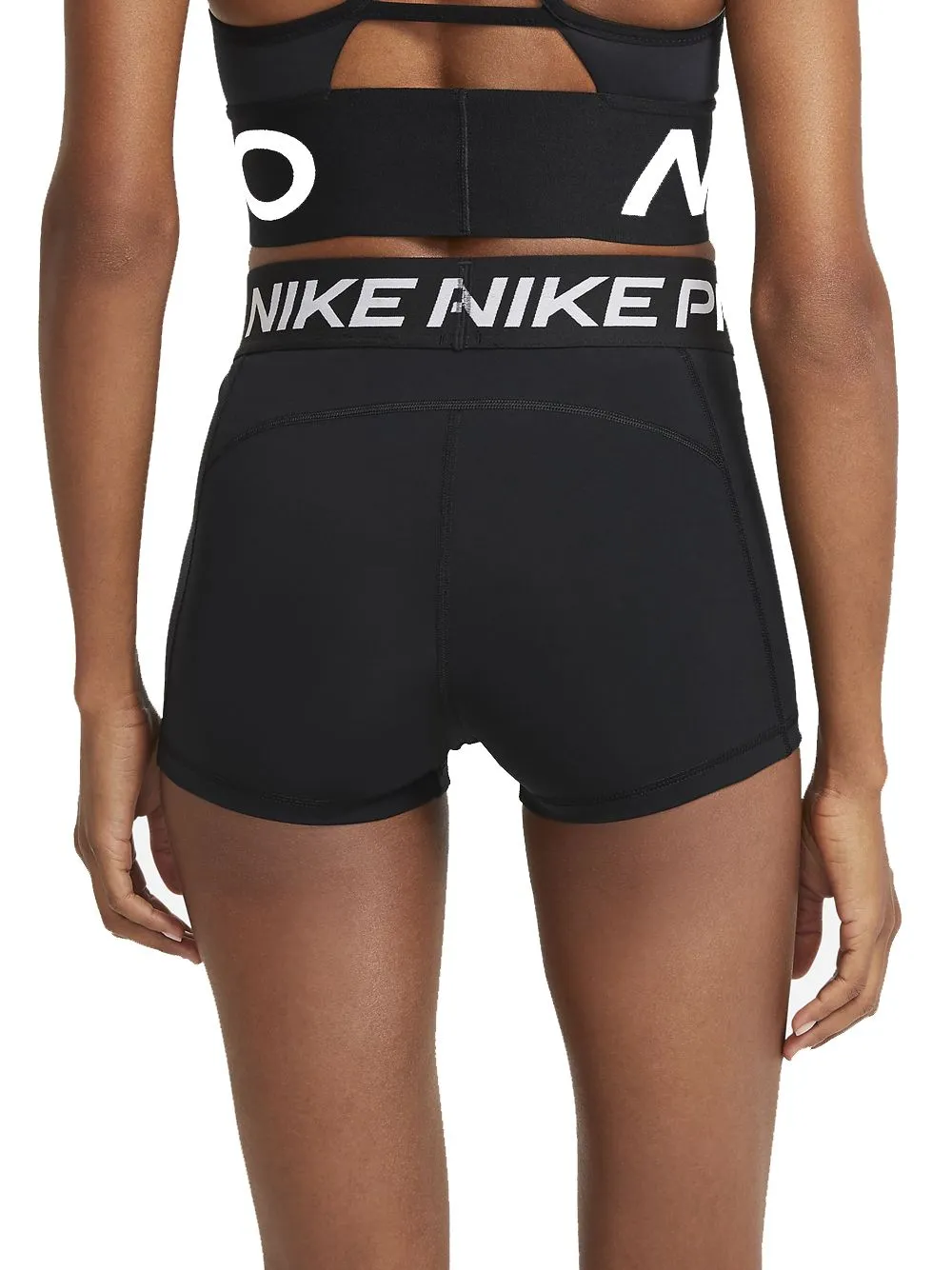 Nike Pro Shorts 8 cm - Nero/Bianco