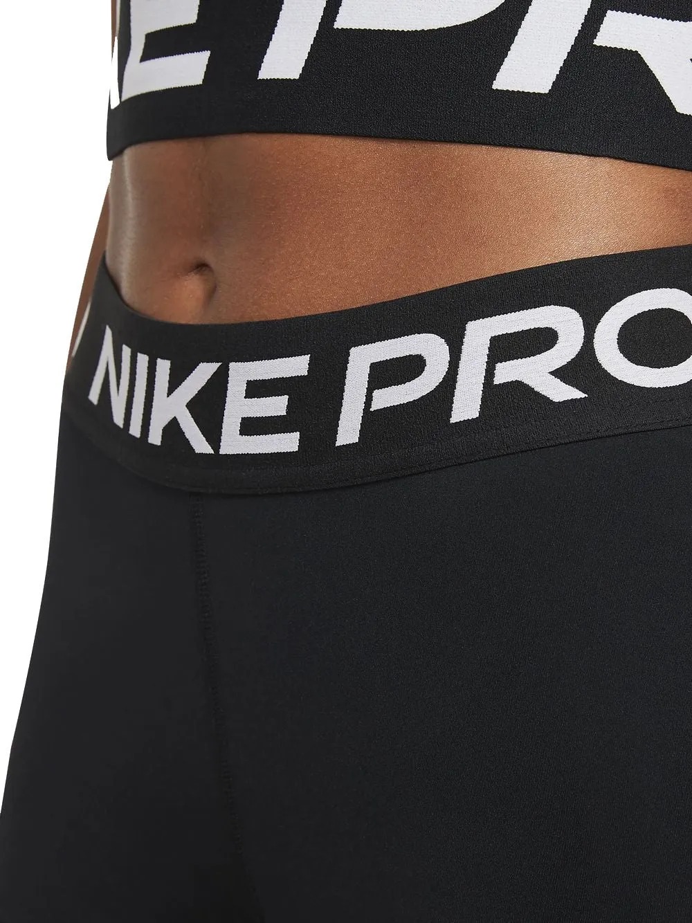 Nike Pro Shorts 8 cm - Nero/Bianco