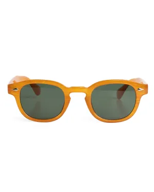 Occhiali da Sole Casual Sunglasses Stile Moscot Uomo Donna Unisex Arancio GIOSAL-OC1072A