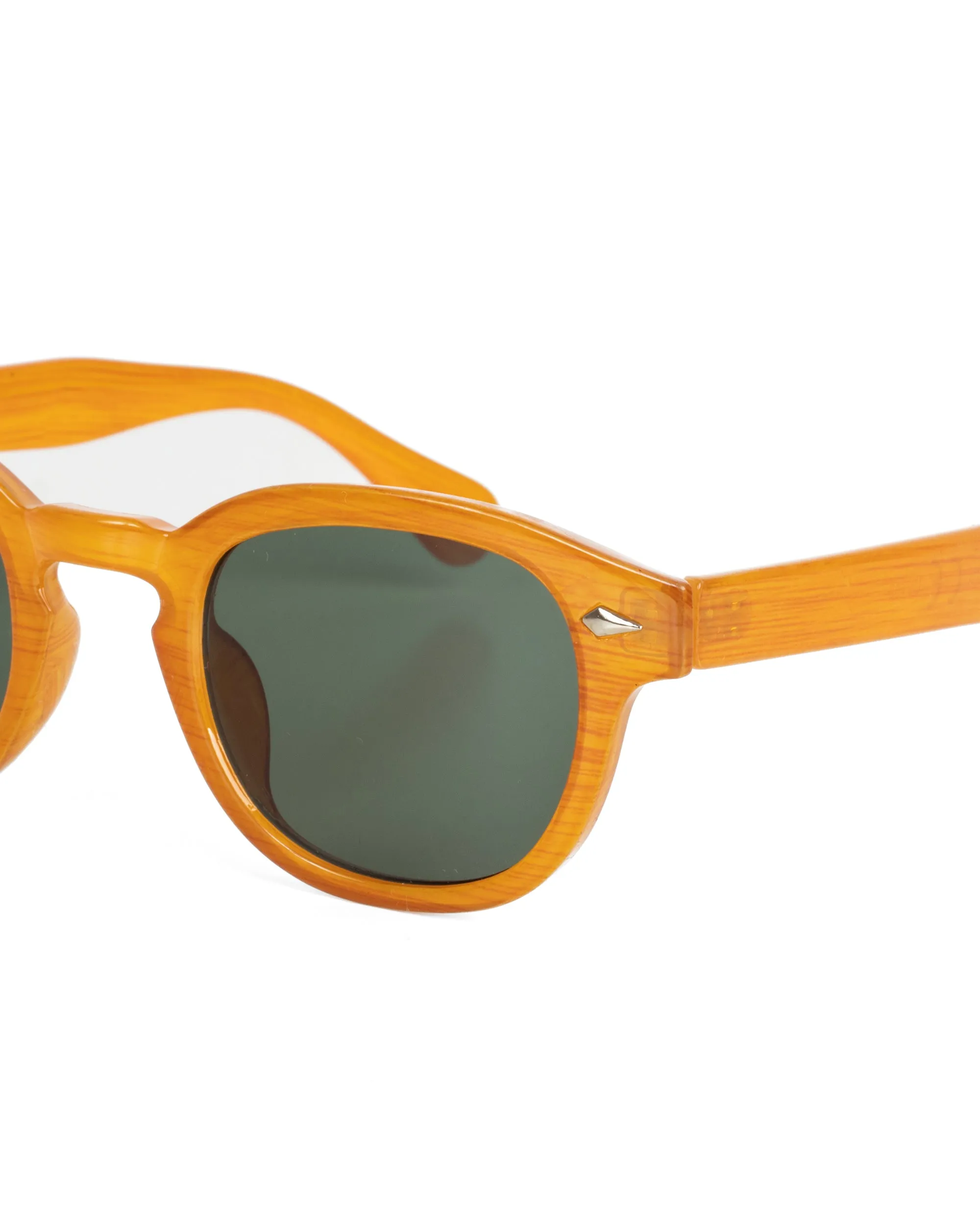 Occhiali da Sole Casual Sunglasses Stile Moscot Uomo Donna Unisex Arancio GIOSAL-OC1072A