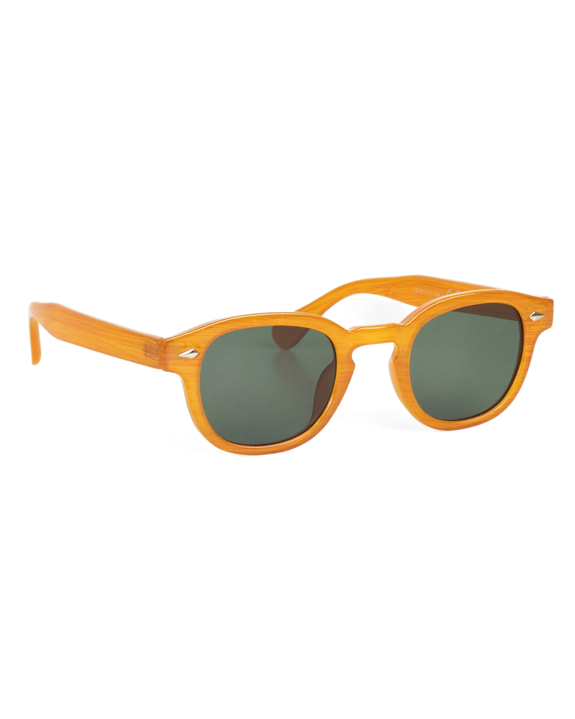 Occhiali da Sole Casual Sunglasses Stile Moscot Uomo Donna Unisex Arancio GIOSAL-OC1072A