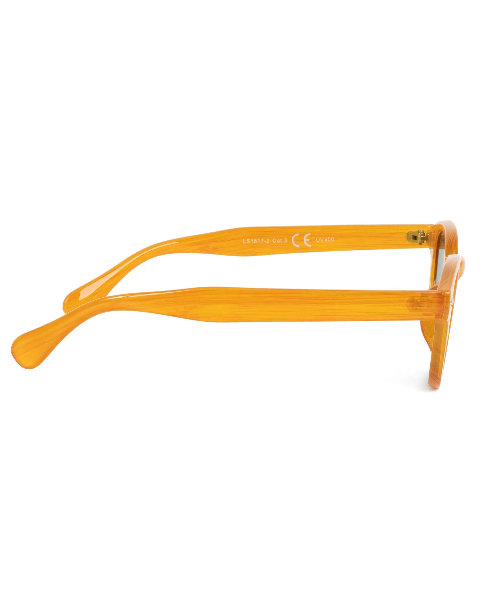 Occhiali da Sole Casual Sunglasses Stile Moscot Uomo Donna Unisex Arancio GIOSAL-OC1072A