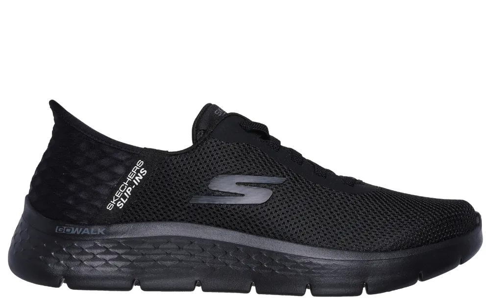 Pantofi sport, barbati, SKECHERS GO WALK FLEX- HANDS UP SLIP-INS 216496-BBK negru, textil