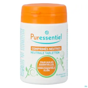 Puressentiel Neutrale Tabletten Expert 30 - Glutenvrij, Suikervrij, Met Vitamine C