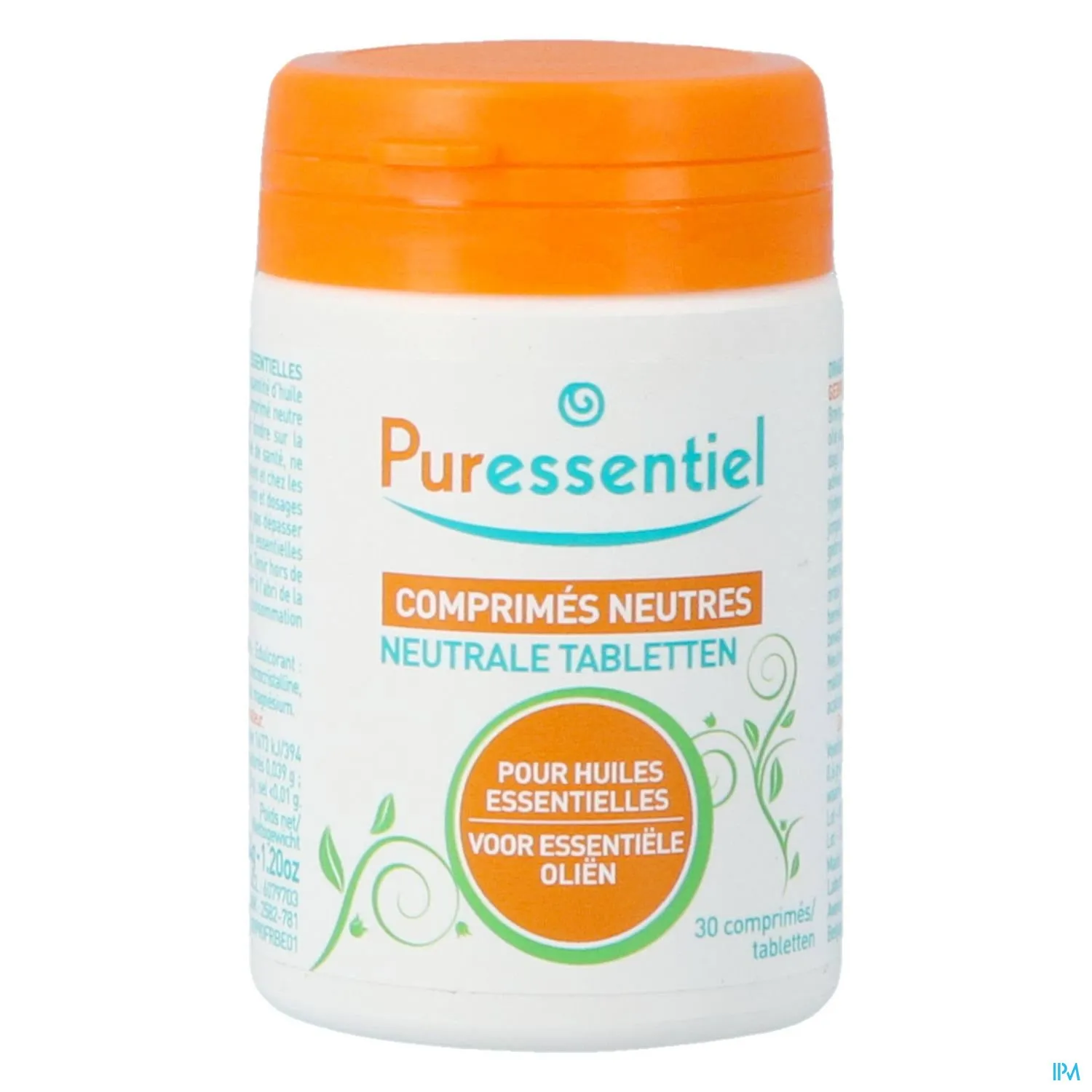 Puressentiel Neutrale Tabletten Expert 30 - Glutenvrij, Suikervrij, Met Vitamine C