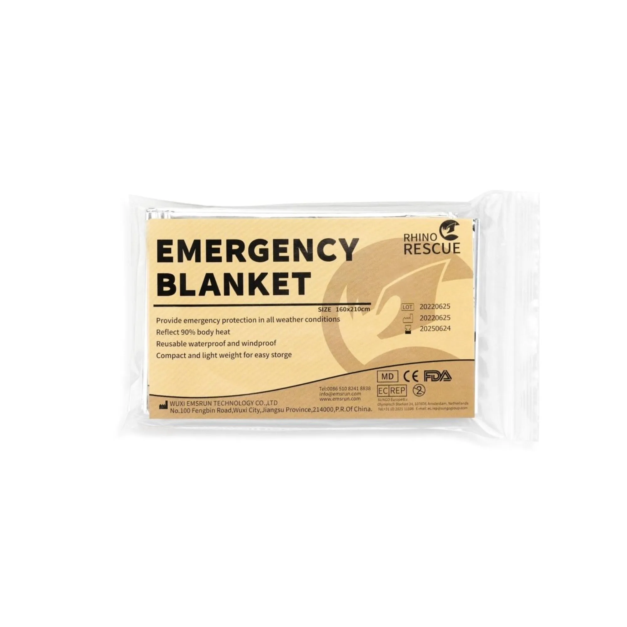 Rhino Rescue | Emergency Blanket - Coperta termica