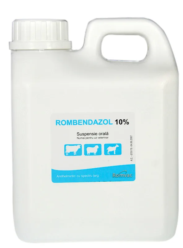 ROMBENDAZOL 1 litro 10% Sverminazione Soluzione Orale VERMIFUGO bovini/ovini/caprini