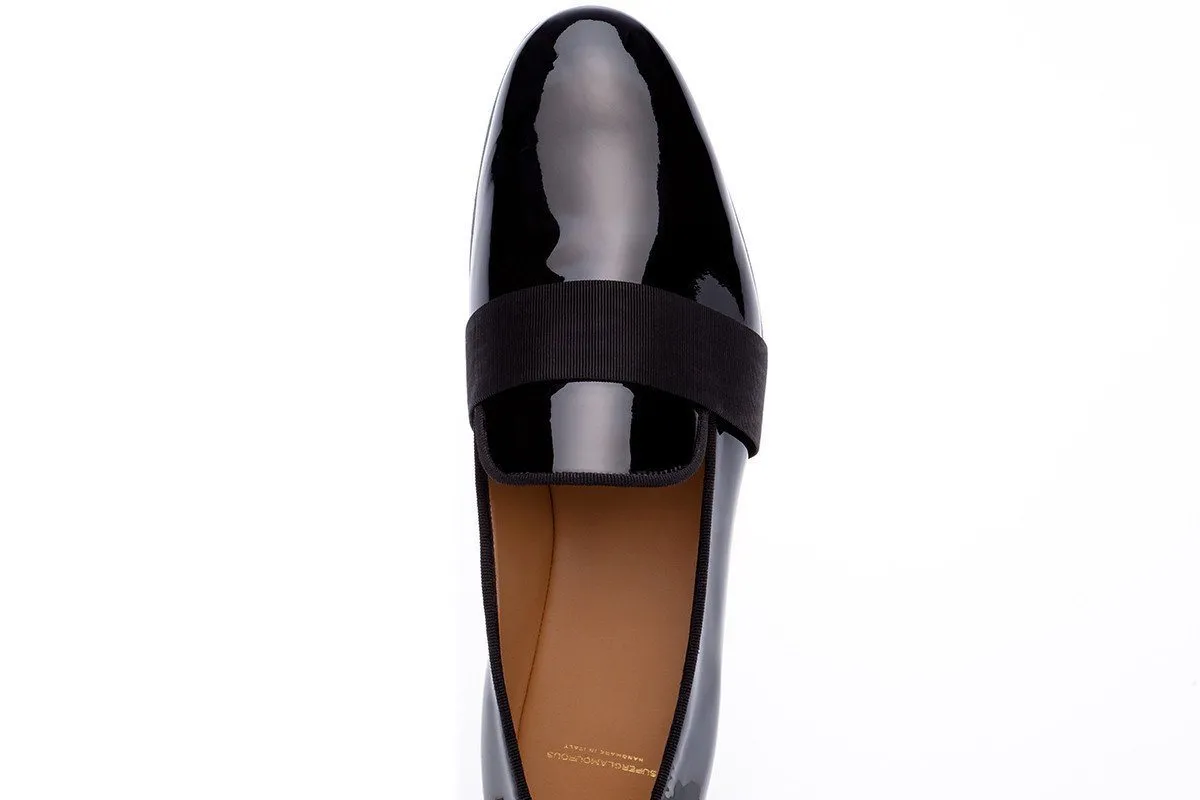 Scarpe - DADALOU PATENT BLACK SLIPPERS