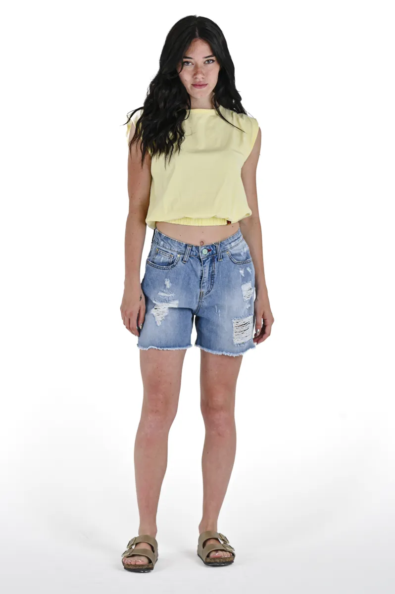 Shorts donna vita media Quiana PR21 SS24