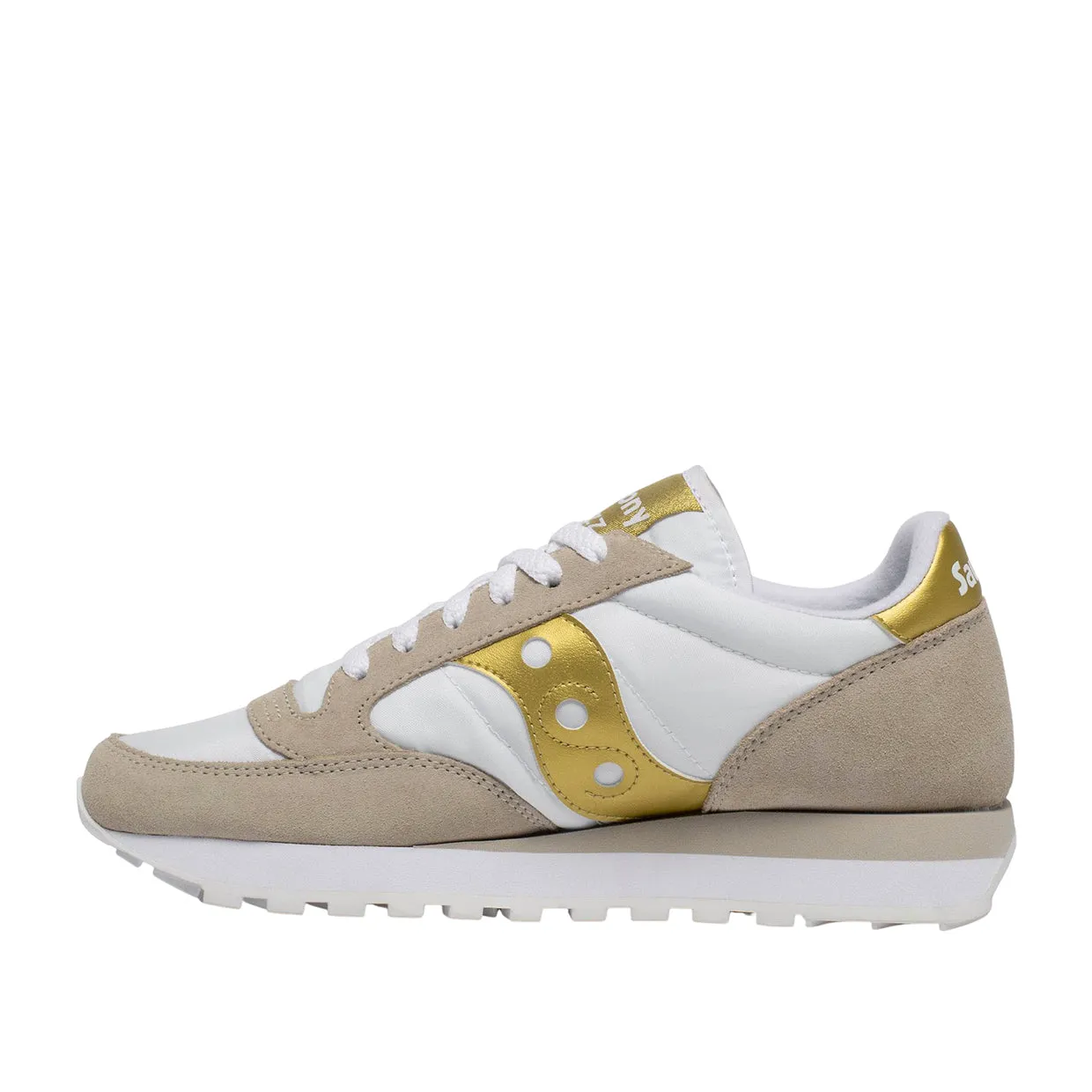 Sneakers Donna Saucony Jazz Original Bianco / Oro