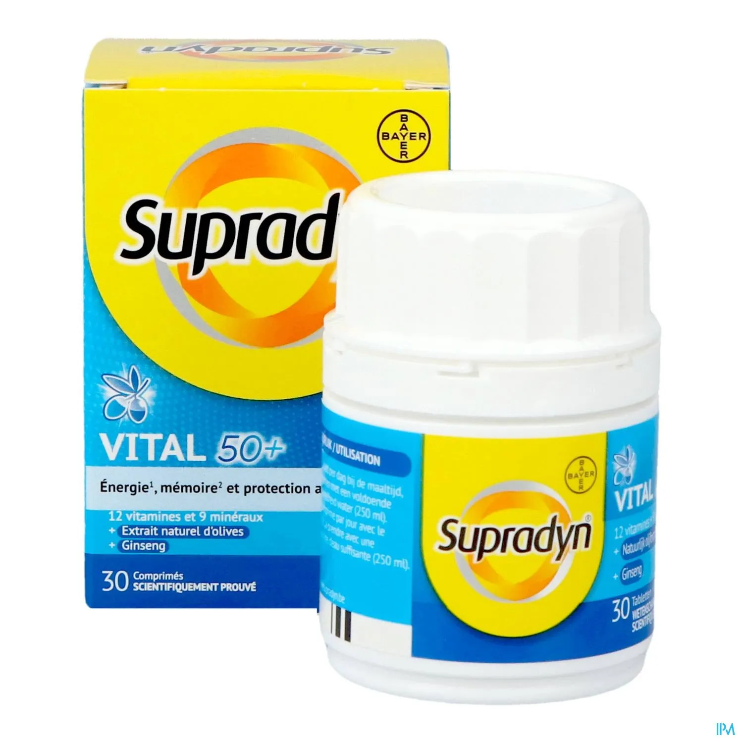 Supradyn Vital 50  Multivitamine | Energie & Vitaliteit voor 50-plussers | 30 Tabletten