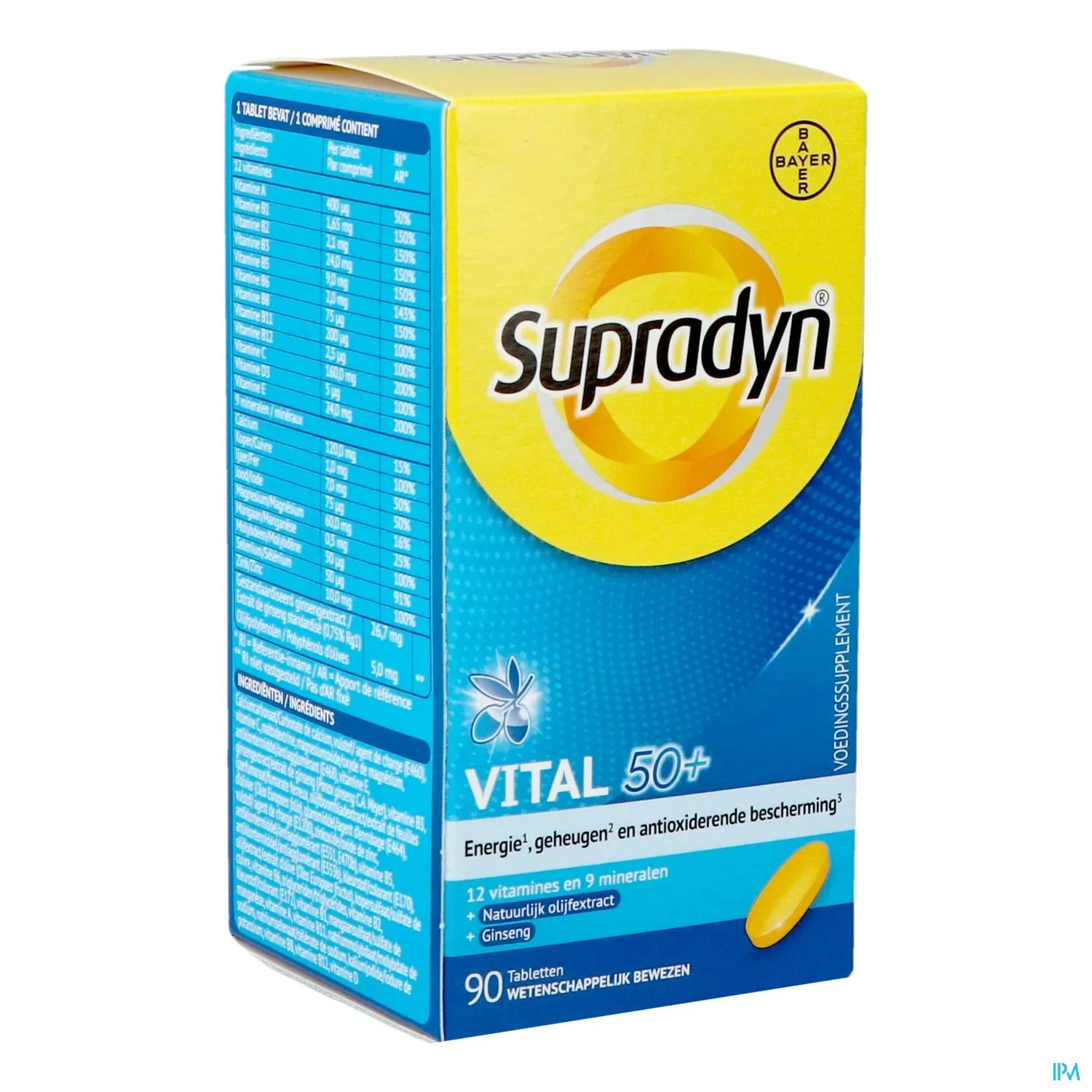 Supradyn Vital 50  Tabletten - Compleet Multivitamine voor Energie en Vitaliteit 50 